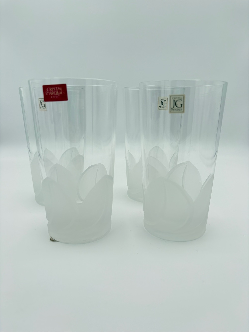 Cristal D'Arques J G Durant Florence Crystal Highball Glasses Set of 4